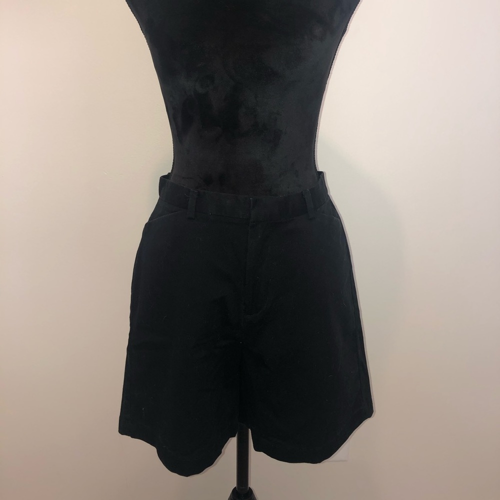Black High Waisted Shorts